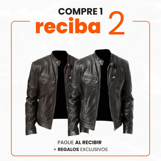 Chaqueta de Cuero Legítimo - OFERTA 2X1